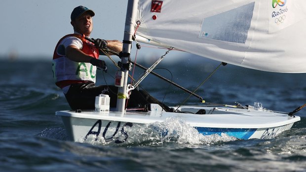 Tom Burton of Australia sailed into gold on Wednesday in Rio.