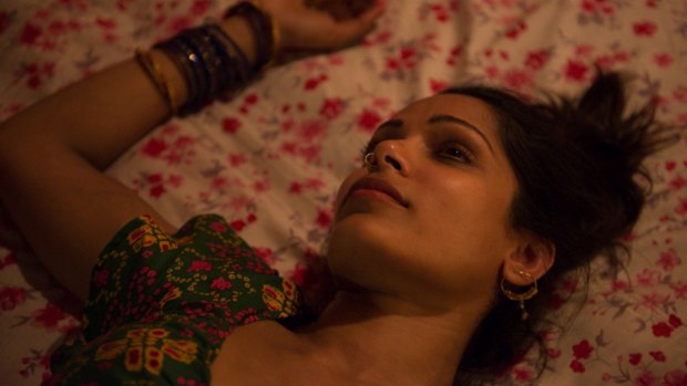Freida Pinto in <i>Love Sonia</I>, the opening film at this year's Indian Film Festival.
