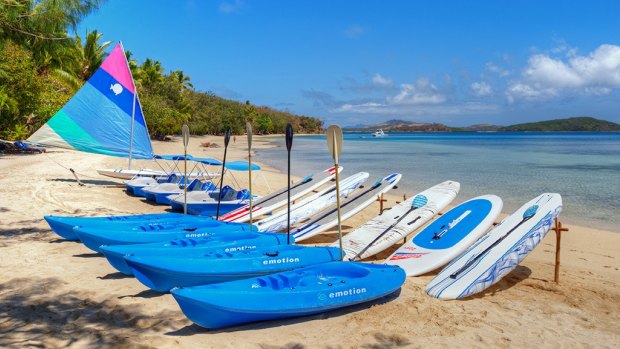 Water sports include windsurfing, kayaking and stand-up paddle boading.