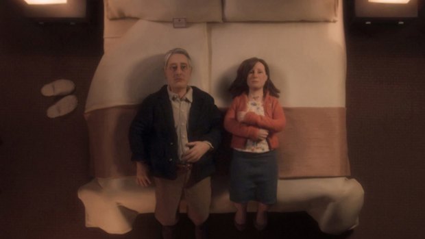David Thewlis voices Michael Stone and Jennifer Jason Leigh voices Lisa in Anomalisa.