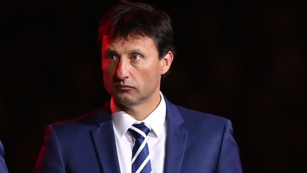 Out of options: Blues coach Laurie Daley.