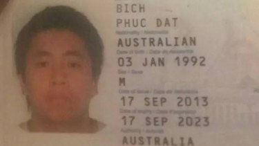 Phuc Dat Bich posted this image of his passport on his Facebook page.