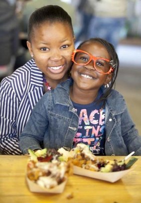 Visitors to the Neighbourgoods Market, Braamfontein in Johannesburg.