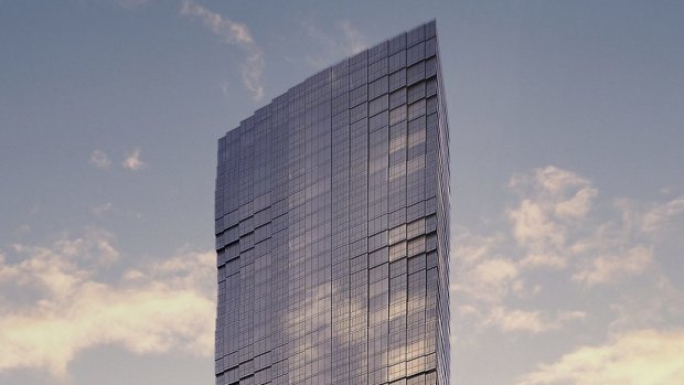 The controversial 71-storey Tower Melbourne skyscraper.