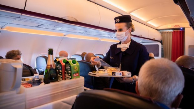 Most airlines have vastly limited or wholly suspended flight attendant service of food and drinks to reduce cabin interactions that could spread the virus. 