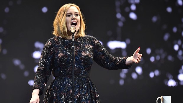 British singer Adele, who is also rich. 