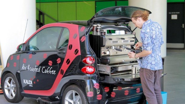 A lease in Bourke Street has been secured for the city's smallest mobile espresso bar, Kaldi Coffee Car.