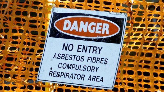 A ban on builders dealing with asbestos created a problem for structural work, prompting a law change.