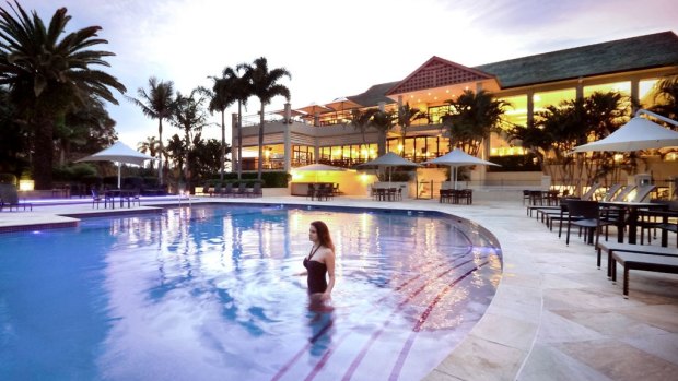 The Mecure Gold Coast Resort pools give it a coastal vibe, despite it not being on the beach.