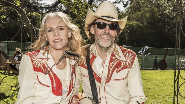 Suited and booted: Gillian Welch and David Rawlings.