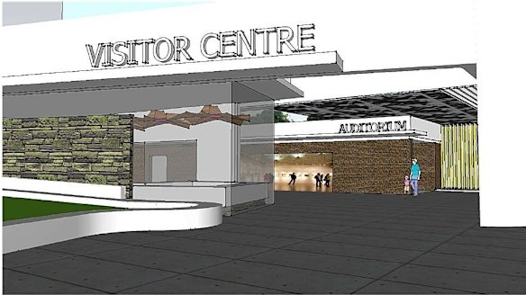 The planned Mt Coot-tha visitors' centre.