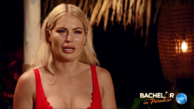 Bachelor fave Keira Maguire turns on the waterworks in Bachelor In Paradise.