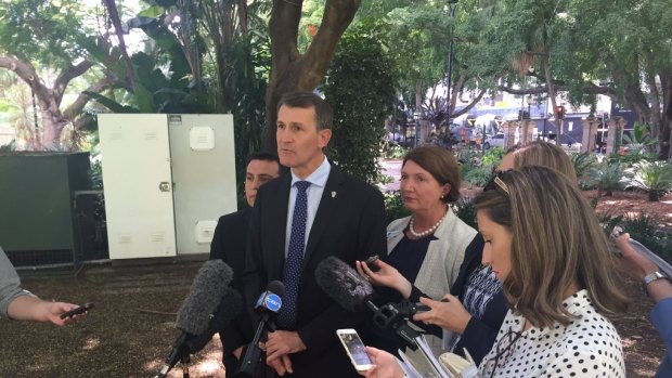 Lord Mayor Graham Quirk fronts the media in argubaly the toughest day of his re-election campaign so far.