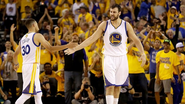 Cruise control: The Golden State Warriors stormed to a 110-77 win over the Cleveland Cavaliers in Game 2 of the NBA Finals.