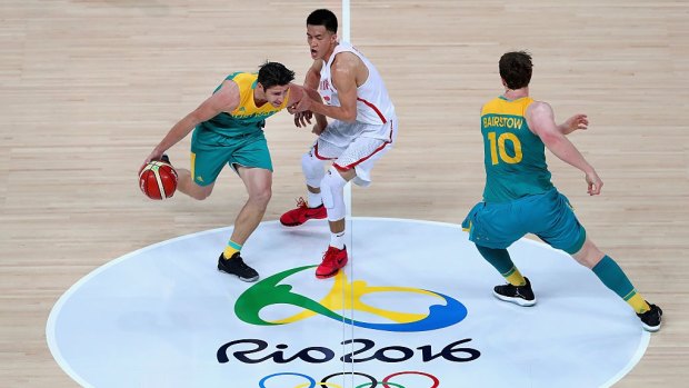Easy: Damian Martin and the Boomers cruised to victory over China.