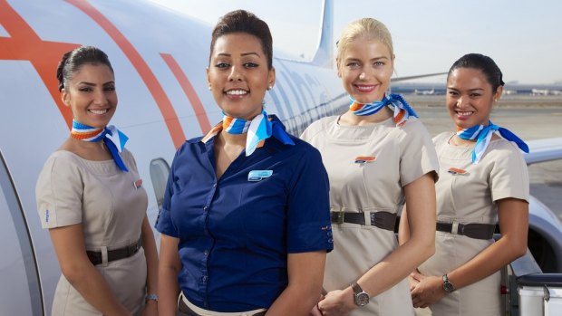 The crew at FlyDubai.