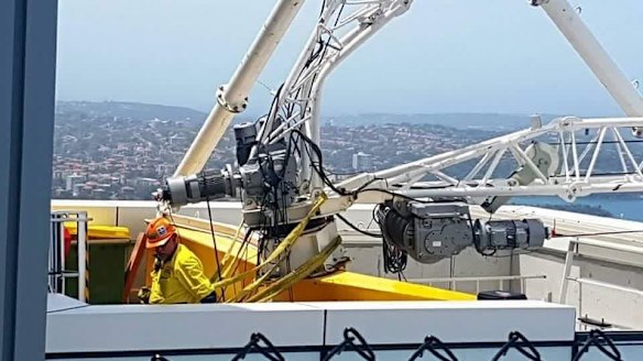 There were no reports of injuries after the incident, which occurred about 2pm.