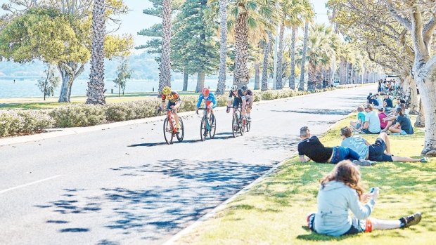Some cyclists were allegedly stopped in their tracks by nails on the course.