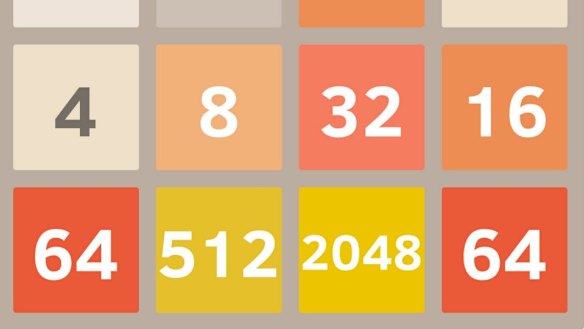 It's easy to stay up later than you planned playing games such as 2048.