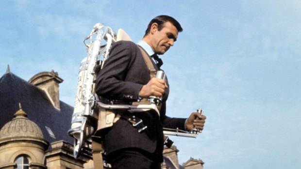 Sean Connery uses a jetpack in the Bond film ''Thunderball''.