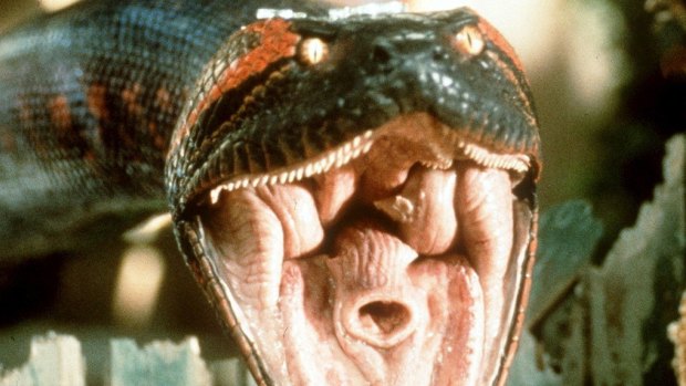 <i>Anaconda</i>: A lovably silly, big budget, star-studded catastrophe of a movie. 