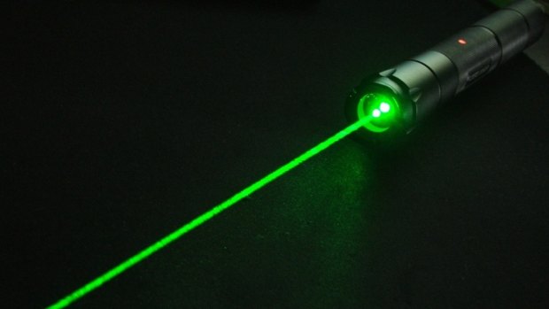 A woman driver reported having a green laser pointed at her as she drove along Ranford Road in Canning Vale.