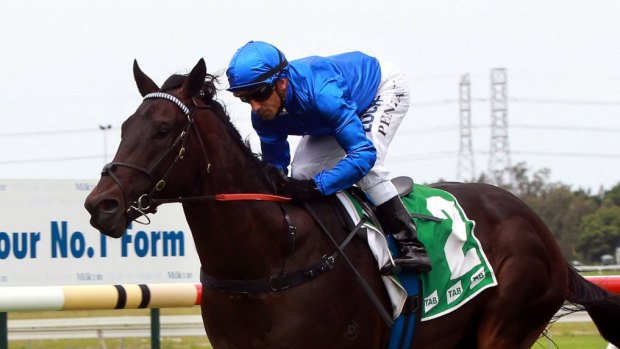 Sprint star: Exosphere is a hot favourite to win the Coolmore Stud Stakes.