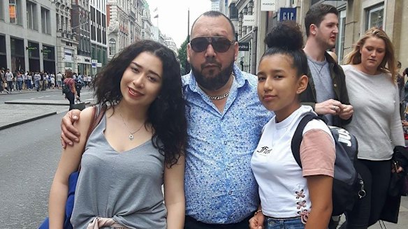 Mother Adriano Urbano, left, received a call for help from her daughter Jessica on the right. 