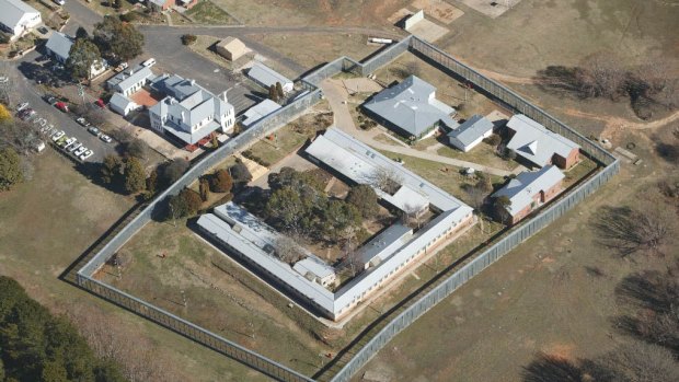 An aerial view of Kirkconnell Correctional Centre in 2005.