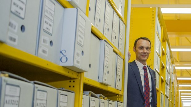 National Archives director-general David Fricker says public servants can no longer  entomb pieces of paper in boxes.