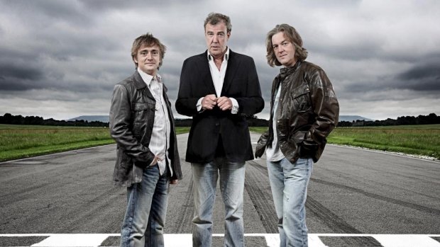 Sticking together ... Former Top Gear hosts, from left, Richard Hammond, Jeremy Clarkson and James May.