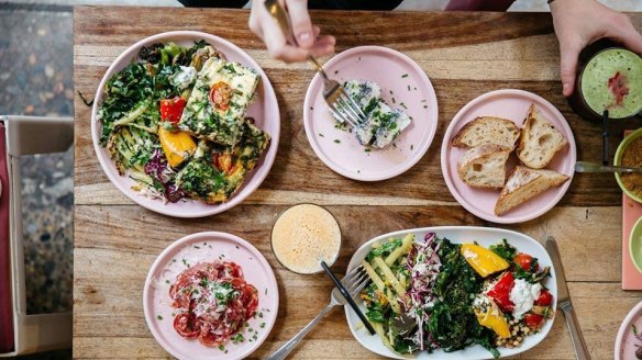 A spread at Bread & Circus.