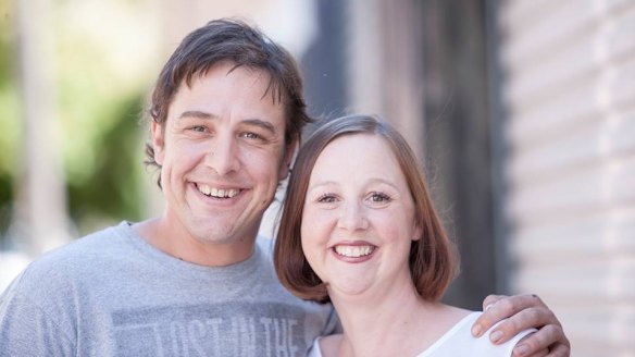 Samuel Johnson and his sister Connie, who is battling breast cancer and was in the Canberra Hospital this week receiving more treatment.