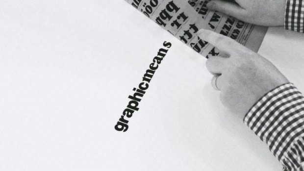 A still from Briar Levit's documentary, Graphic Means: A History of Graphic Design Production.