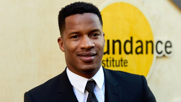 Nate Parker after accepting the Vanguard Award from the Sundance Institute for <i>The Birth of a Nation</i>.