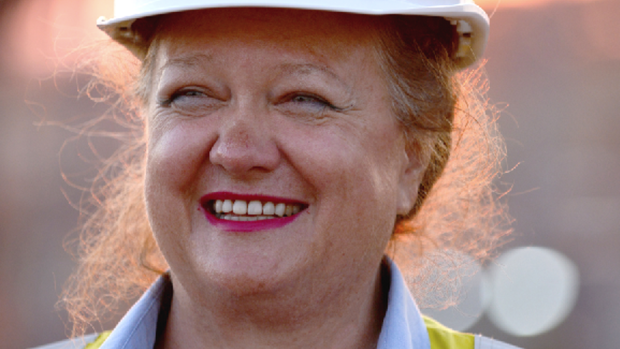 Gina Rinehart wants to see more women behind the wheel at her mines.