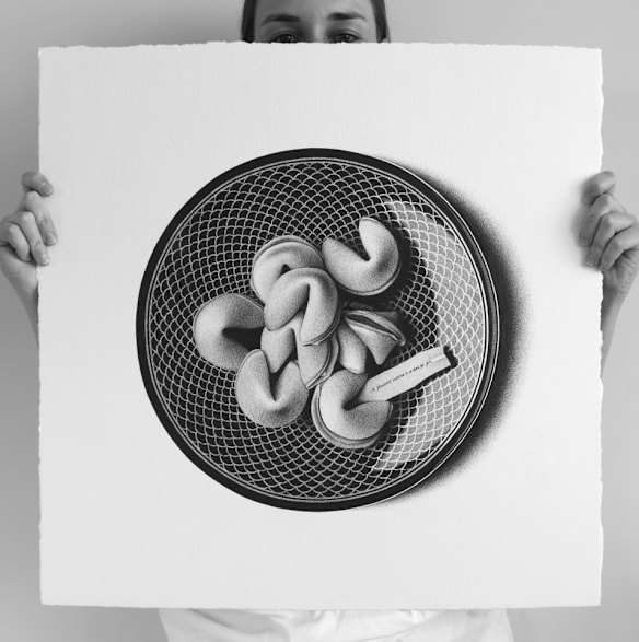 Hendry's latest project is plate series 50 Foods in 50 Days for Hermes.