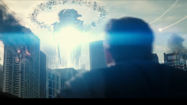 Bruce Wayne and an alien invasion in the one film. Believe it.