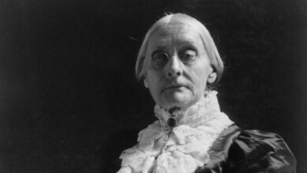 American civil rights leader Susan B. Anthony.