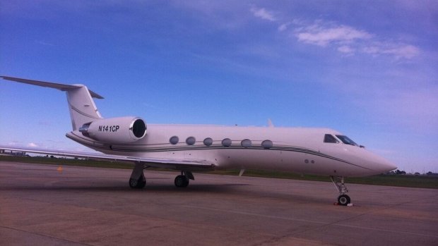 The jet used to allegedly secure $1.5 million.