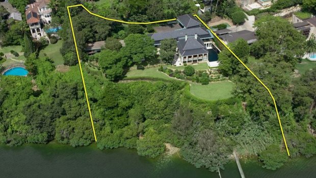 Air of mystery: Sam Guo's Windermere estate in Hunters Hill.