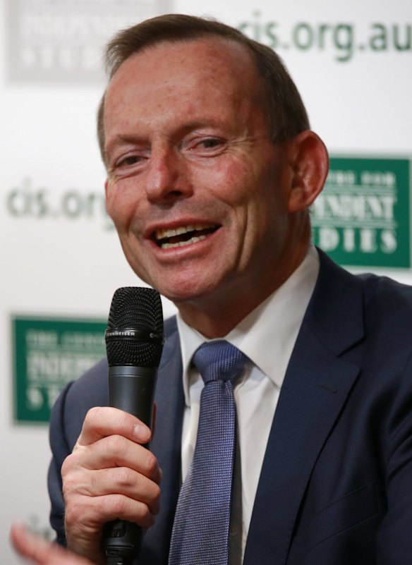 Former prime minister Tony Abbott.