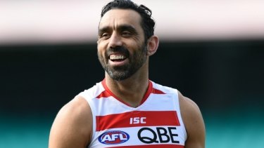 Great expectations: Adam Goodes is the latest sports star approached to run for parliament.