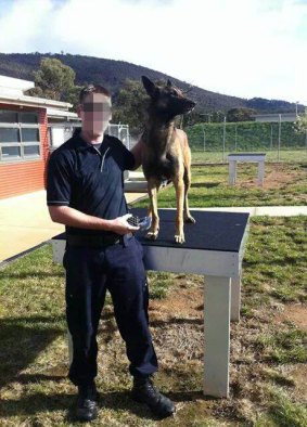The ACT prison guard who was locked up in Goulburn jail on rape accusations. His accuser is now on trial for making false allegations against him, his family, and her former neighbour.