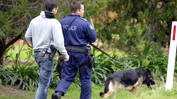 Scent tracked: David Clements was arrested with the help of sniffer dogs who tracked his scent to the nearby country club.