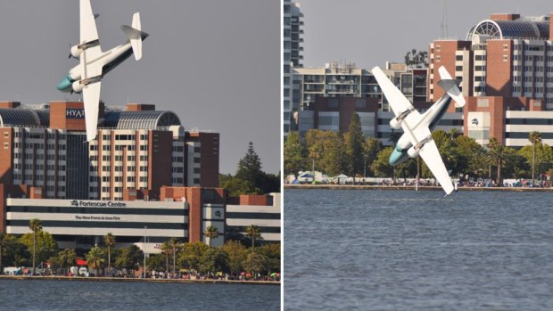 The Grumman sea plane crashed into the Swan River on Australia Day, killing its two occupants.