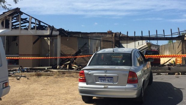 The New Year's Day fire has destroyed the Ellenbrook home