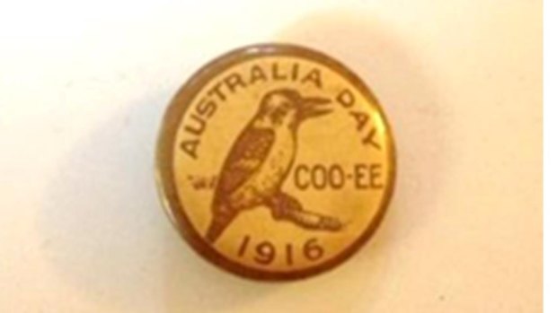 Australia Day badge, 1916.
