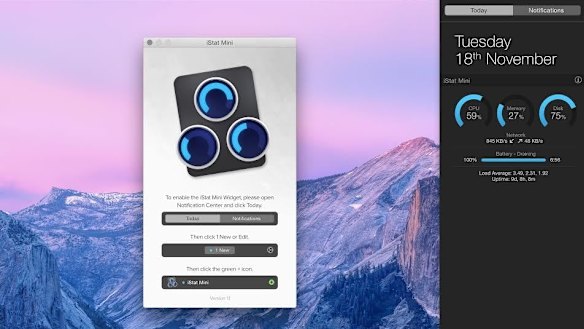 iStat Menu app helps users monitor their consumption