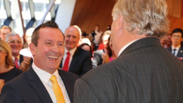 Mark McGowan returned to the South West on Monday.